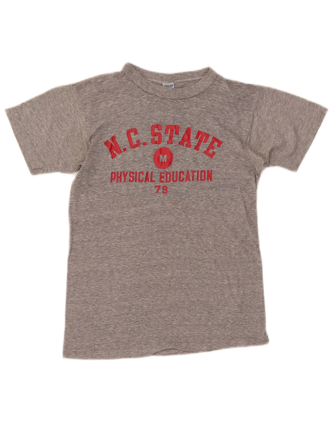 CHAMPION T-Shirt Graphique Femme UK 12 Gris Moyen Polyester