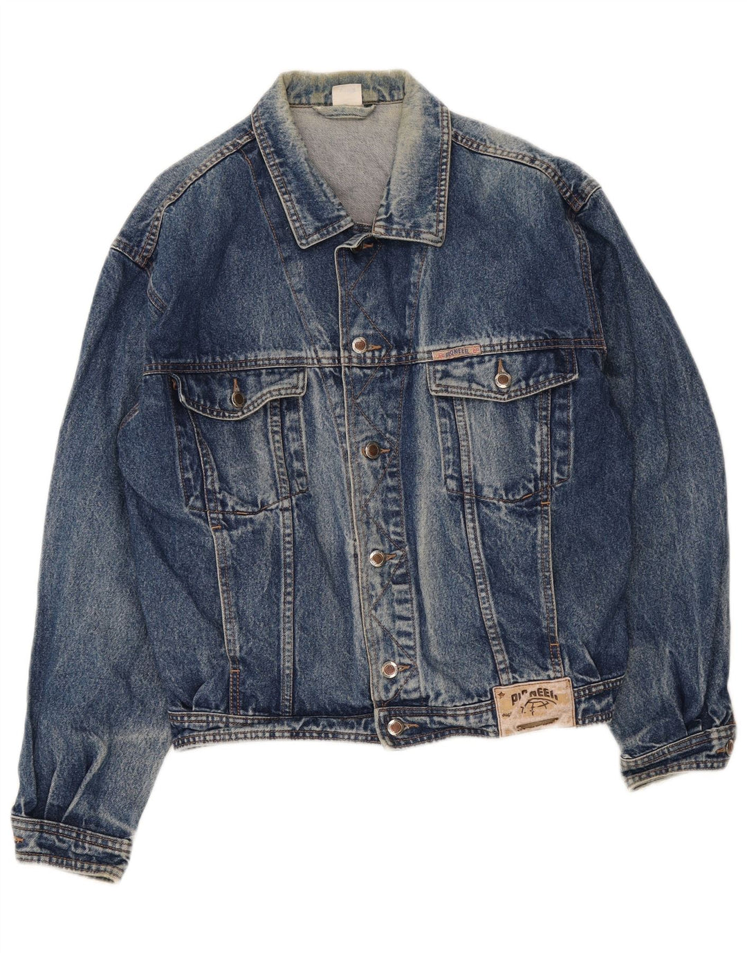 Pioneer Veste en jean pour homme UK 38 Bleu moyen