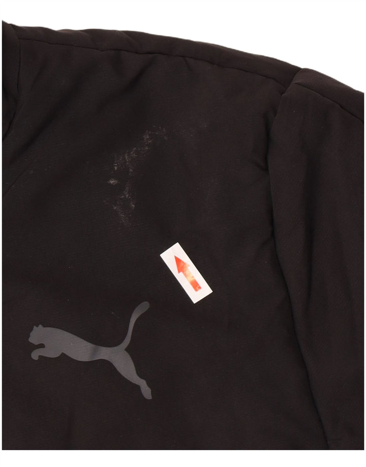 Puma Veste rembourrée pour homme UK 36 Small Noir Polyester