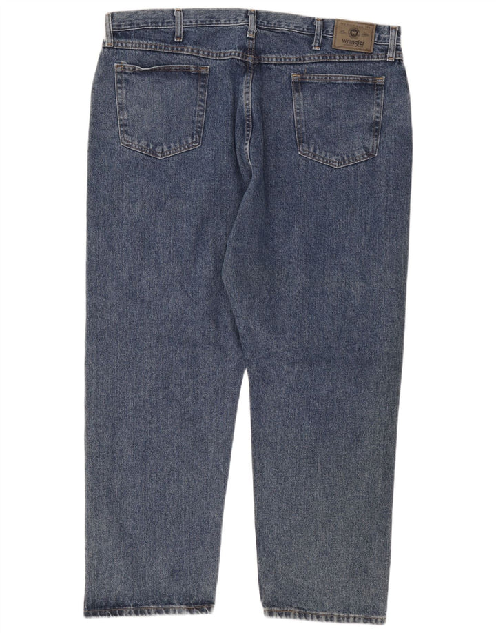 Wrangler Jean fuselé coupe décontractée pour homme W42 L30 en coton bleu