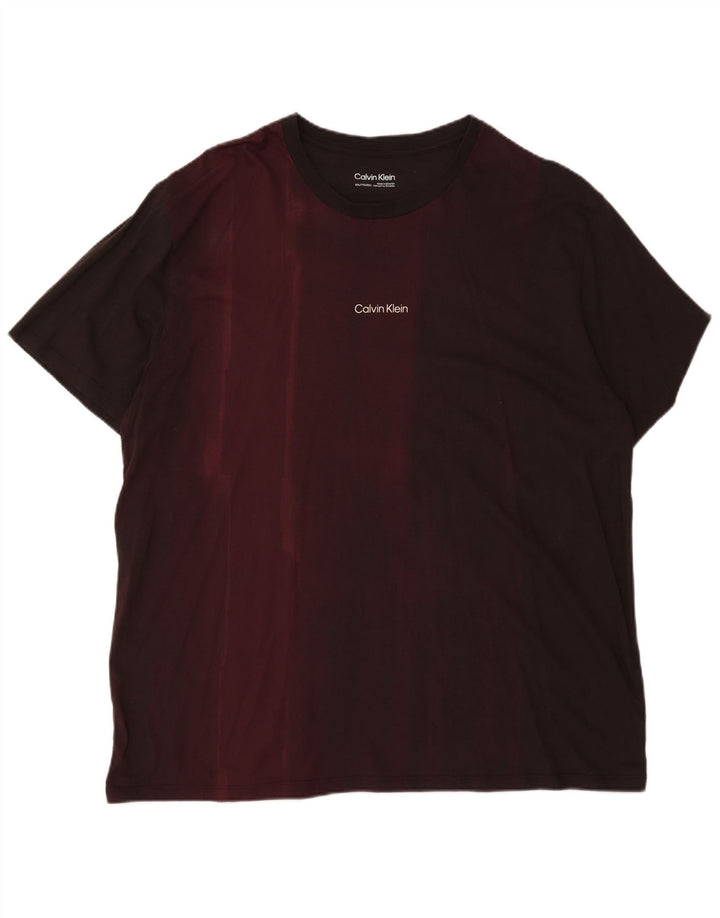 Calvin Klein T-Shirt Homme Top 2XL Bordeaux