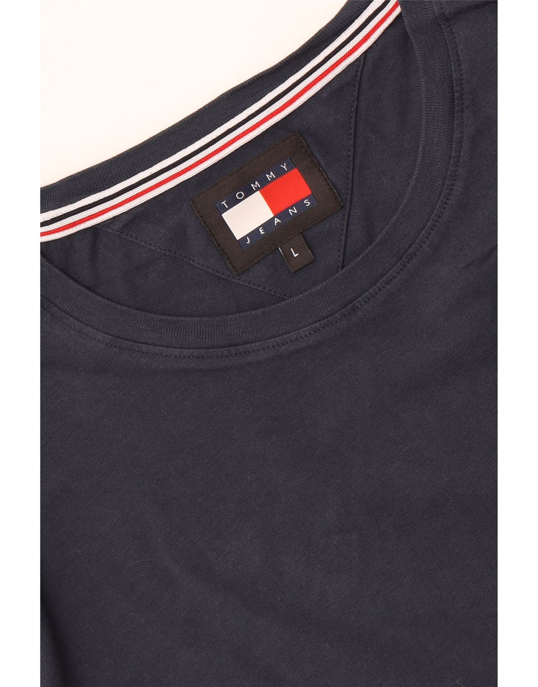 Tommy Hilfiger T-Shirt Homme Haut Large Bleu Marine