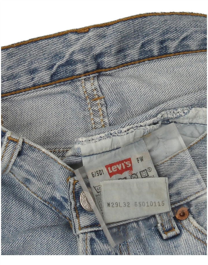Levi's Short en Jean 501 W29 Homme Bleu Moyen Coton