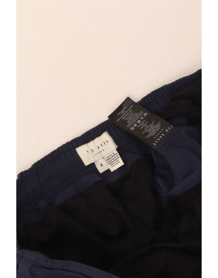 Ted Baker Short de bain pour homme Taille 4 Large Bleu marine Polyamide