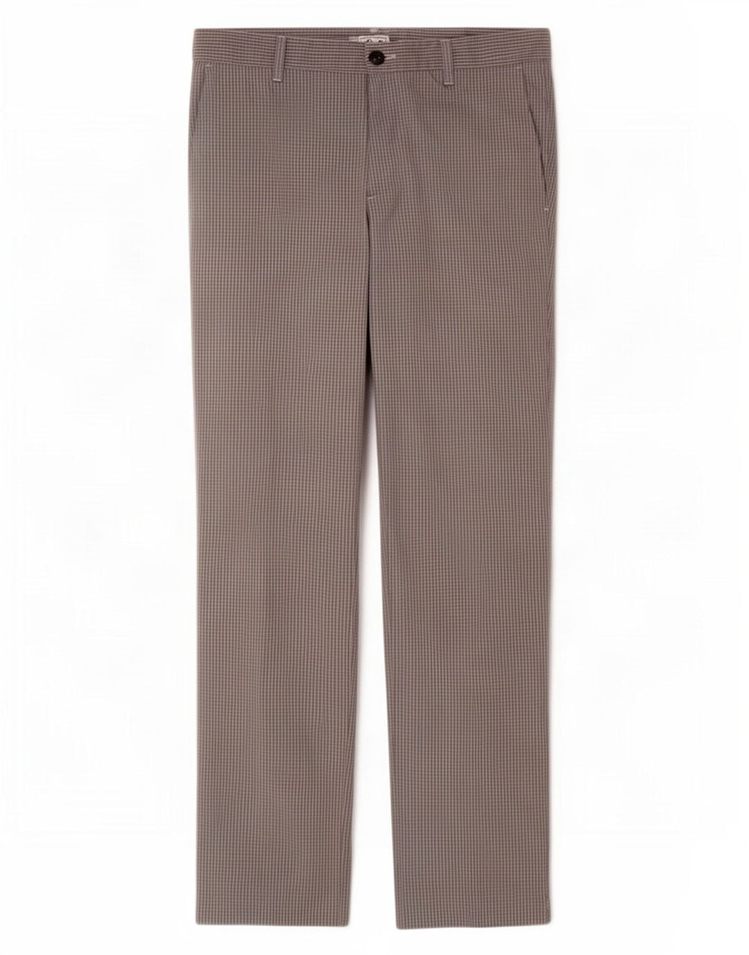 Adidas Pantalon Chino Droit Homme W32 L30 Gris Vichy Polyester