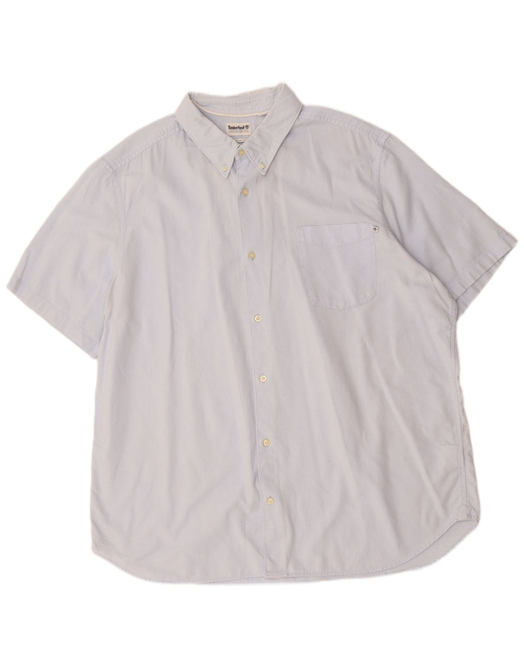 TIMBERLAND Chemise à manches courtes coupe régulière pour homme 3XL en coton bleu