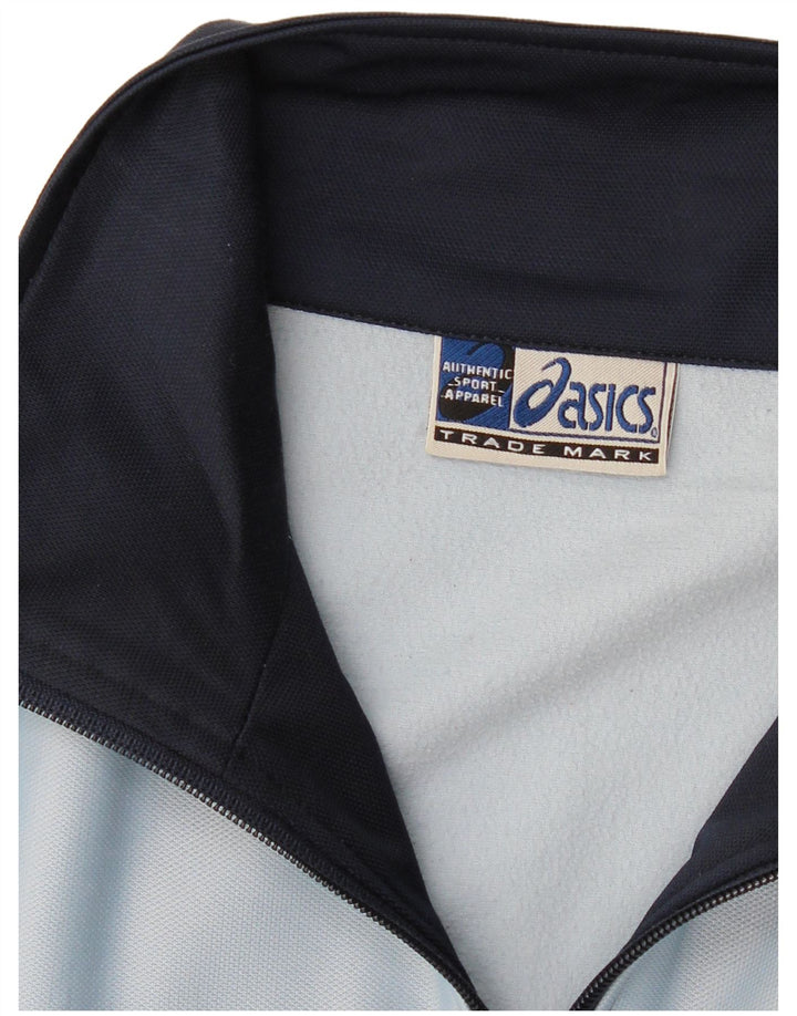 Asics Veste de Survêtement Homme Bleu Marine Moyen Colourblock