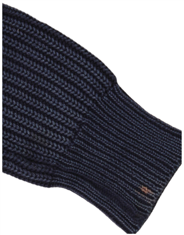 Replay Pull à col roulé pour femme UK 14 Bleu marine moyen Coton