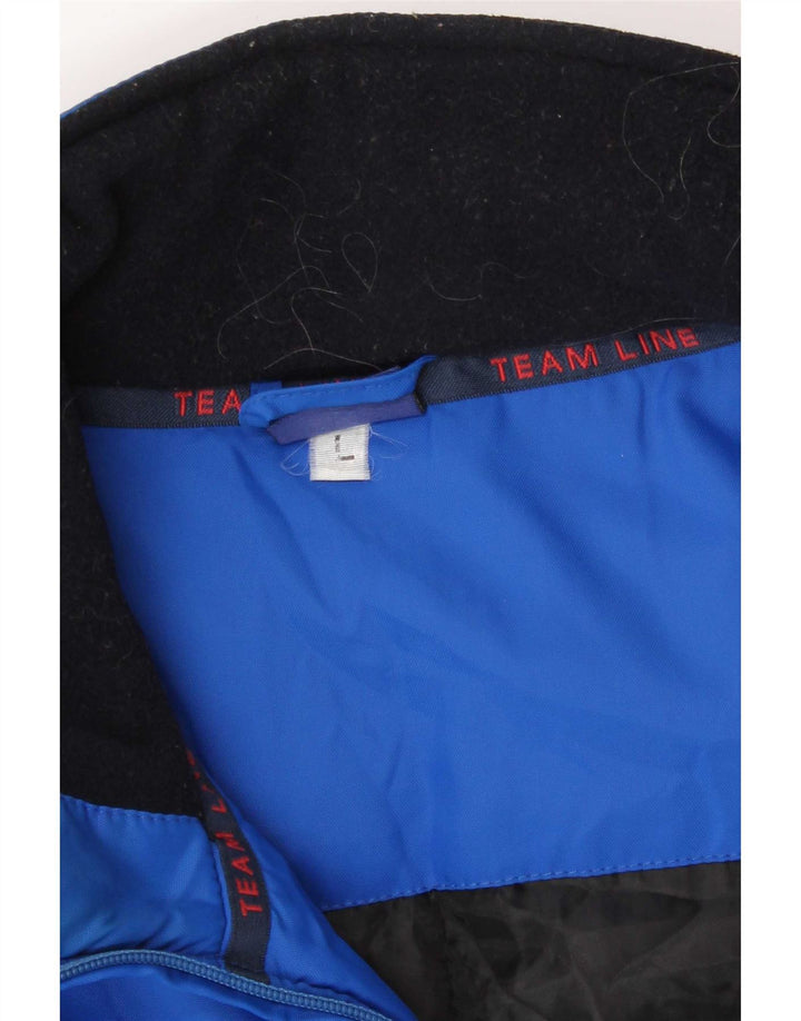 Asics Veste de survêtement pour homme Large Bleu Nylon