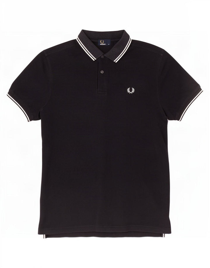 Fred Perry Polo Homme Noir Moyen Coton