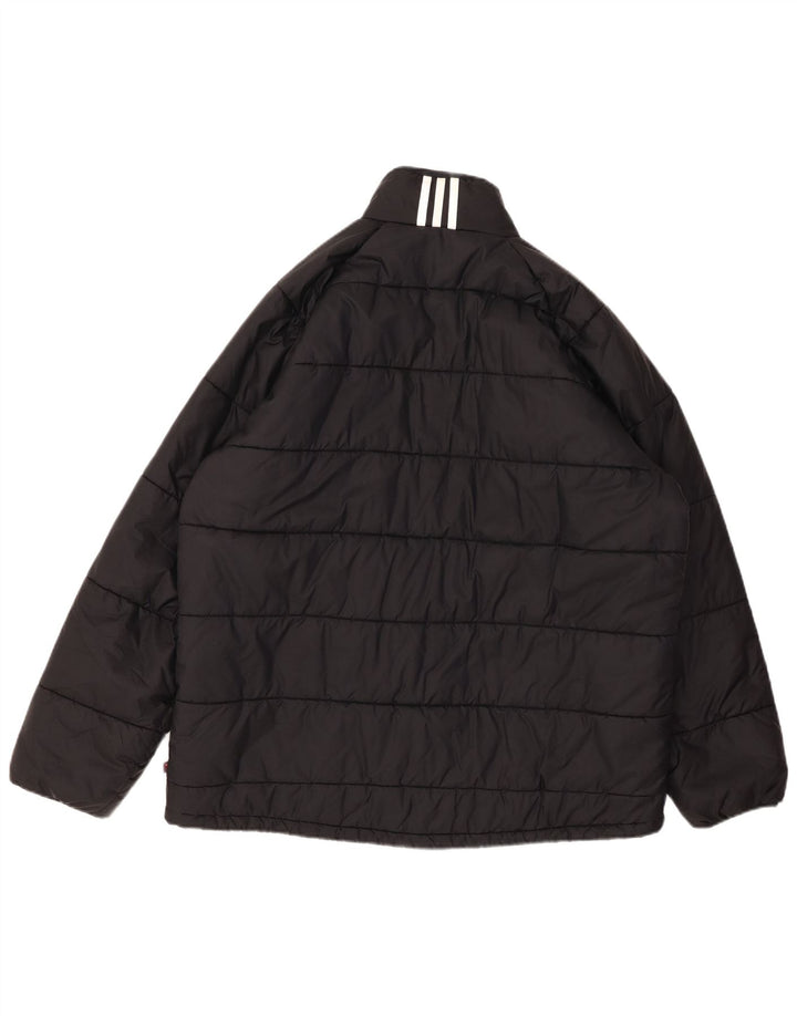 ADIDAS Veste rembourrée pour hommes UK 42 XL Nylon noir