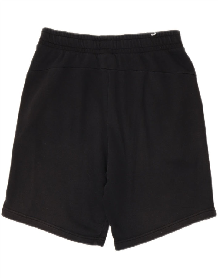 Puma Short de Sport Homme Noir Moyen Coton