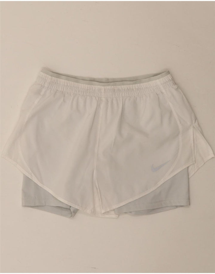 Nike Jupe-short pour femme UK 10 Petit Blanc