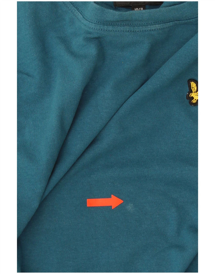 Lyle & Scott T-Shirt Garçon 10-11 ans Bleu Coton