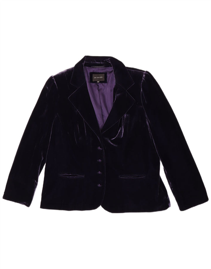 Marks & Spencer Veste blazer Per Una 4 boutons pour femme UK 18 XL Violet