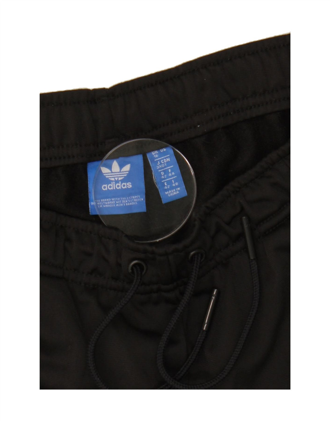 ADIDAS Womens Tracksuit Trousers UK 16 Large Black Polyester Vintage Adidas and Second-Hand Adidas from Messina Hembry 