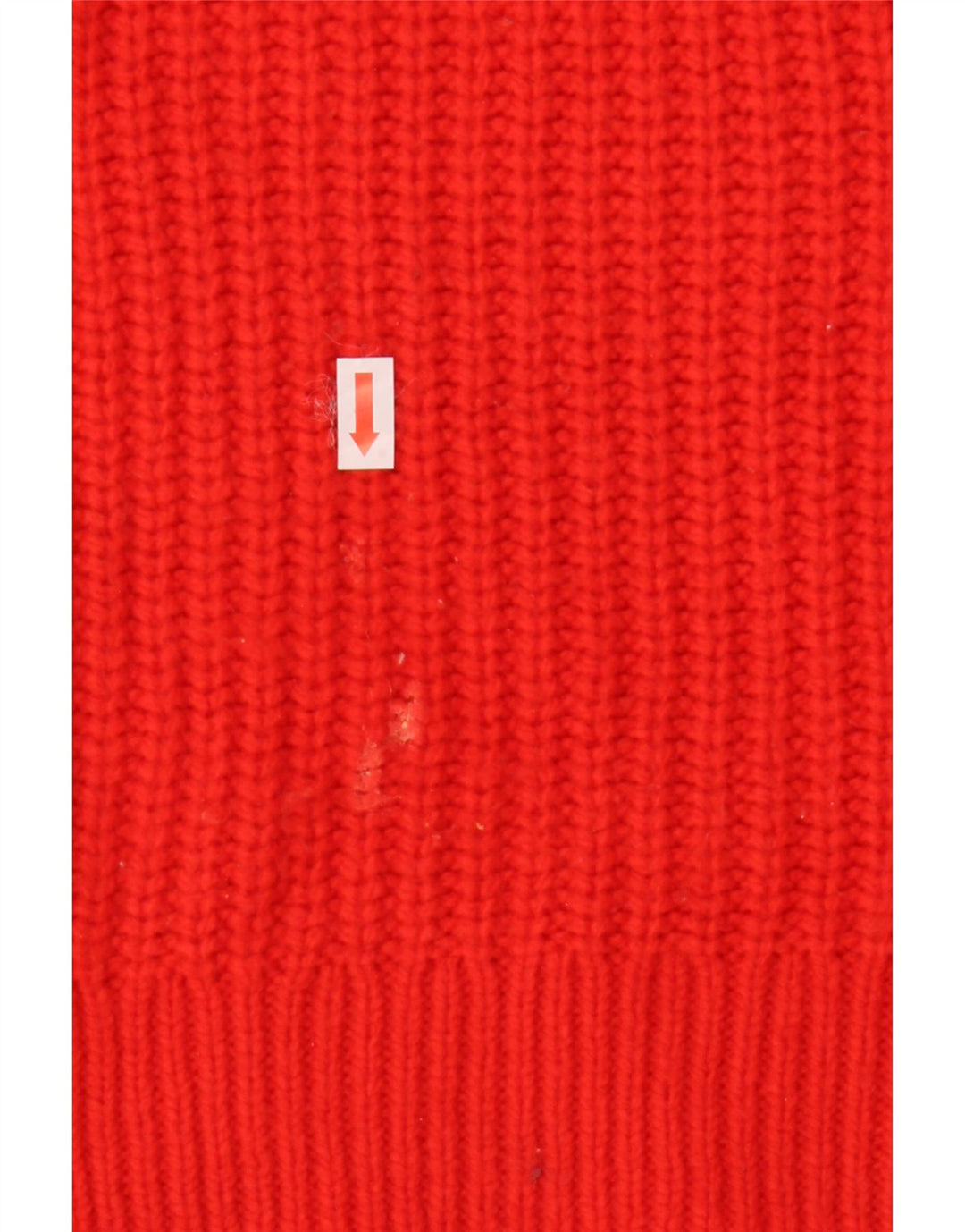 Marks & Spencer Pull à col rond pour femme UK 14 Acrylique rouge moyen