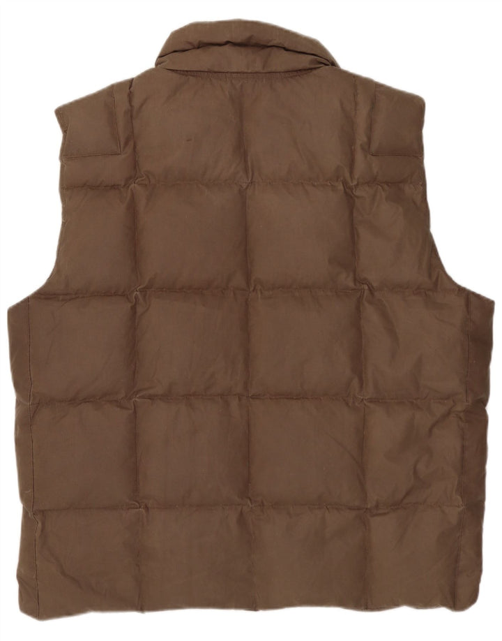 Diesel Gilet rembourré pour homme UK 40 Large Marron Polyester