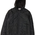 Weird Fish Veste matelassée à capuche pour homme UK 38 Medium Noir Polyester
