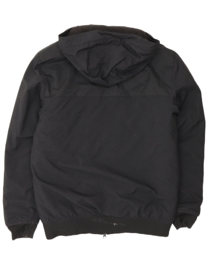 Adidas Veste bomber à capuche pour homme UK 36 Petit Noir Polyester
