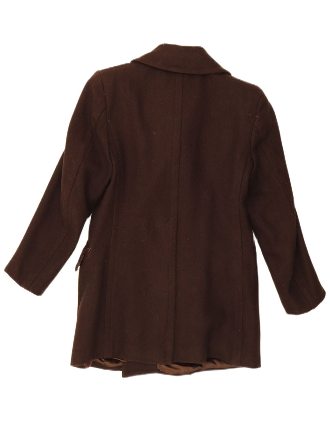vintage Homme Double Breasted Manteau IT 46 Petit Marron