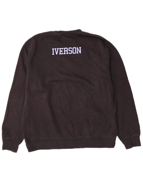 Nike Hommes Empire Volleyball Graphic Sweatshirt Jumper Grand Noir Coton