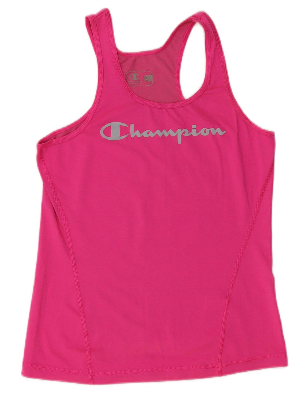 CHAMPION T-Shirt Graphique Femme UK 14 Large Rose