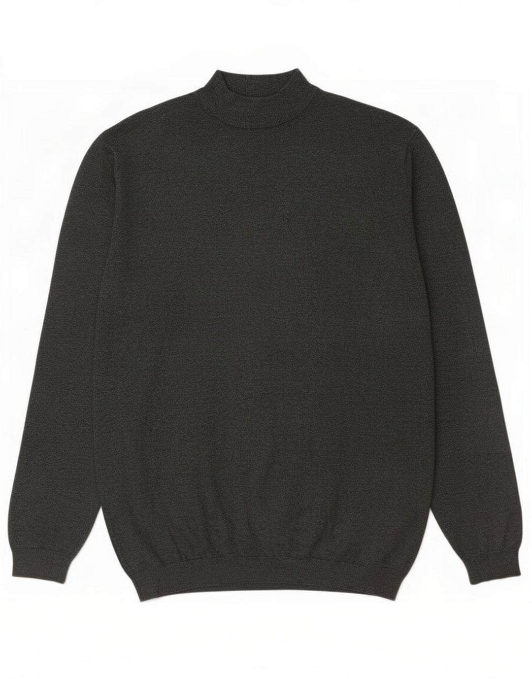Zara Pull Col Roulé Homme Large Gris Viscose
