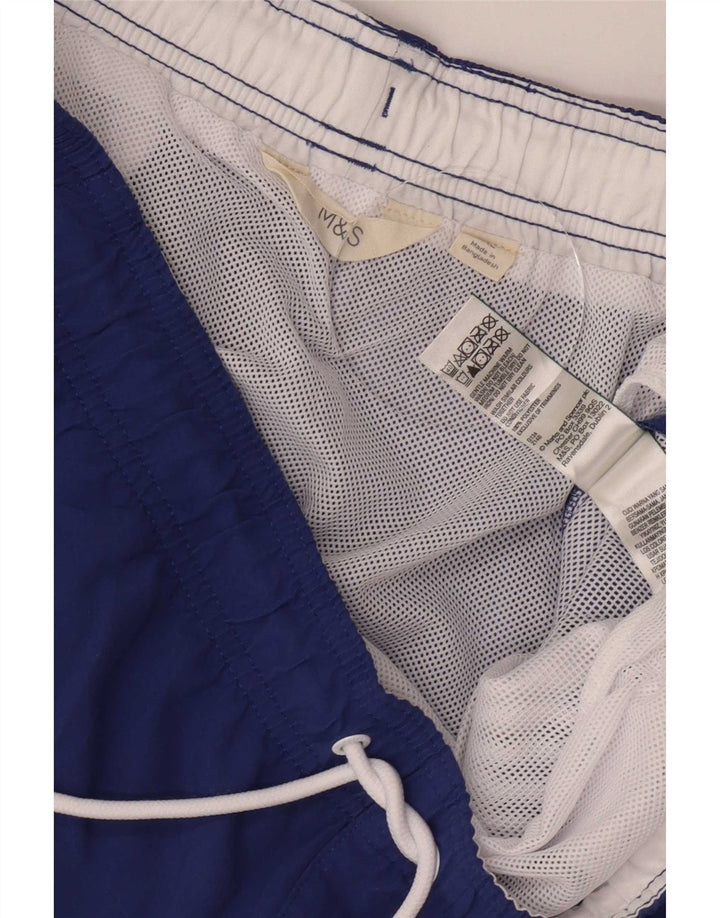 Marks & Spencer Short de bain homme XL bleu polyester