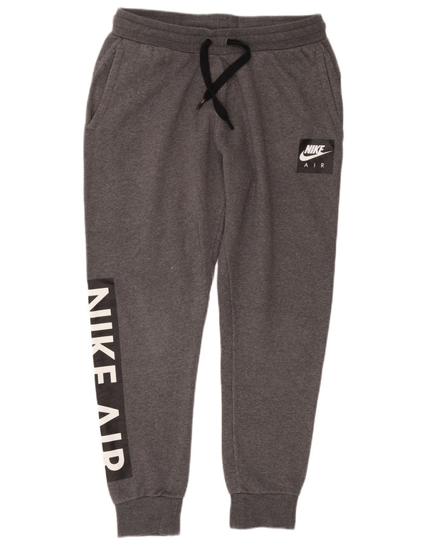 Pantalon de survêtement graphique Nike Homme Pantalon de jogging en coton gris moyen
