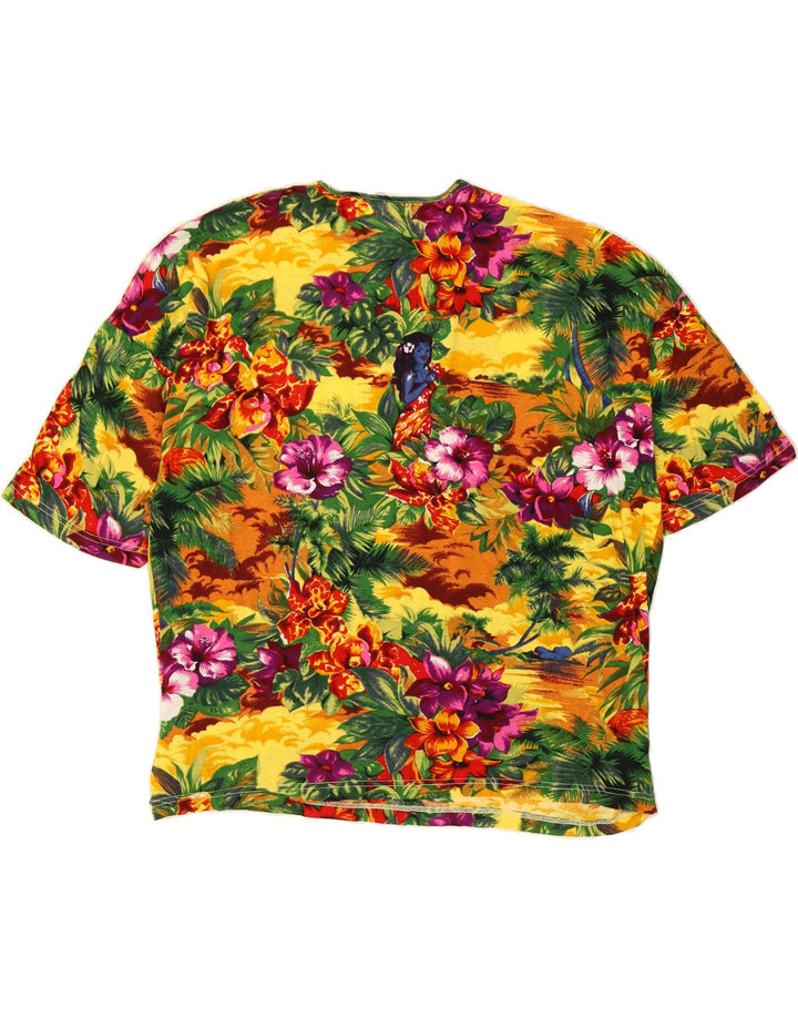 NITYA Womens Hawaii Oversized T-Shirt Top EU 42 Large Multicoloured Floral Vintage Nitya and Second-Hand Nitya from Messina Hembry 
