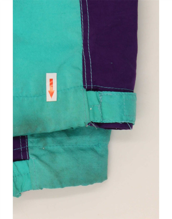 Great Escapes Veste de ski à capuche pour homme IT 48 Vert moyen Colourblock