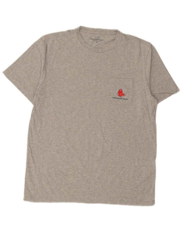 Vineyard Vines T-Shirt Graphique Homme Gris Moyen Coton