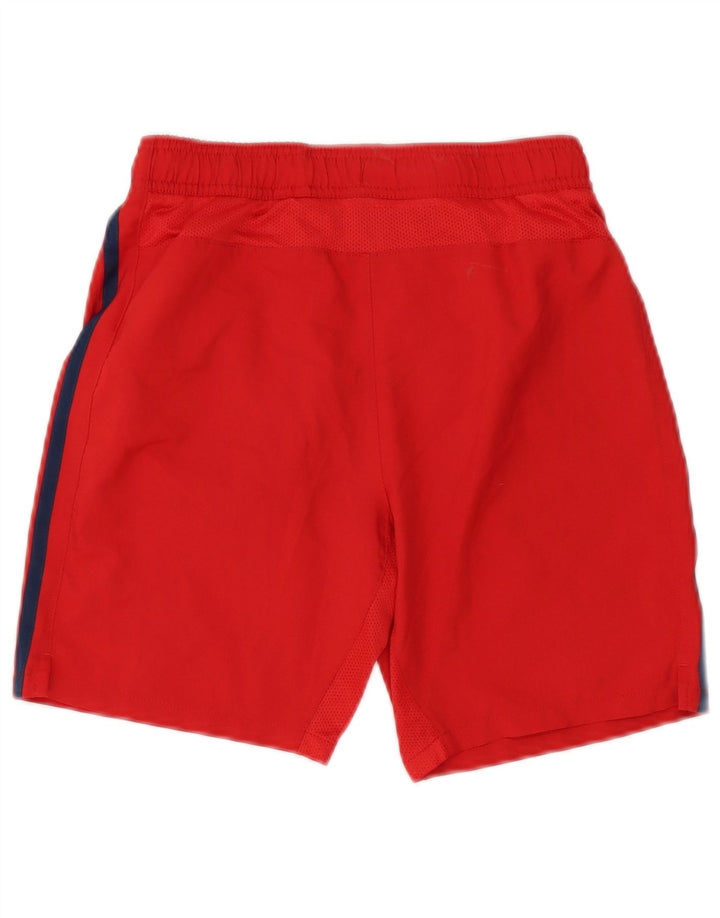 NIKE Short de Sport Barcelona Garçon 10-11 Ans Polyester Rayé Rouge Moyen