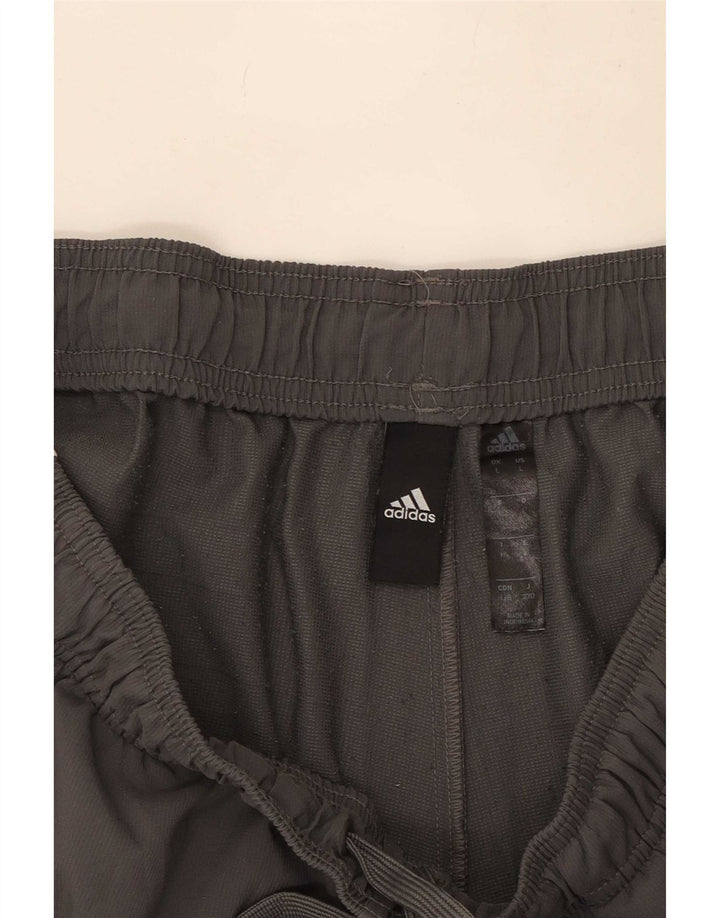 Adidas Short de sport pour homme Large Gris Polyester