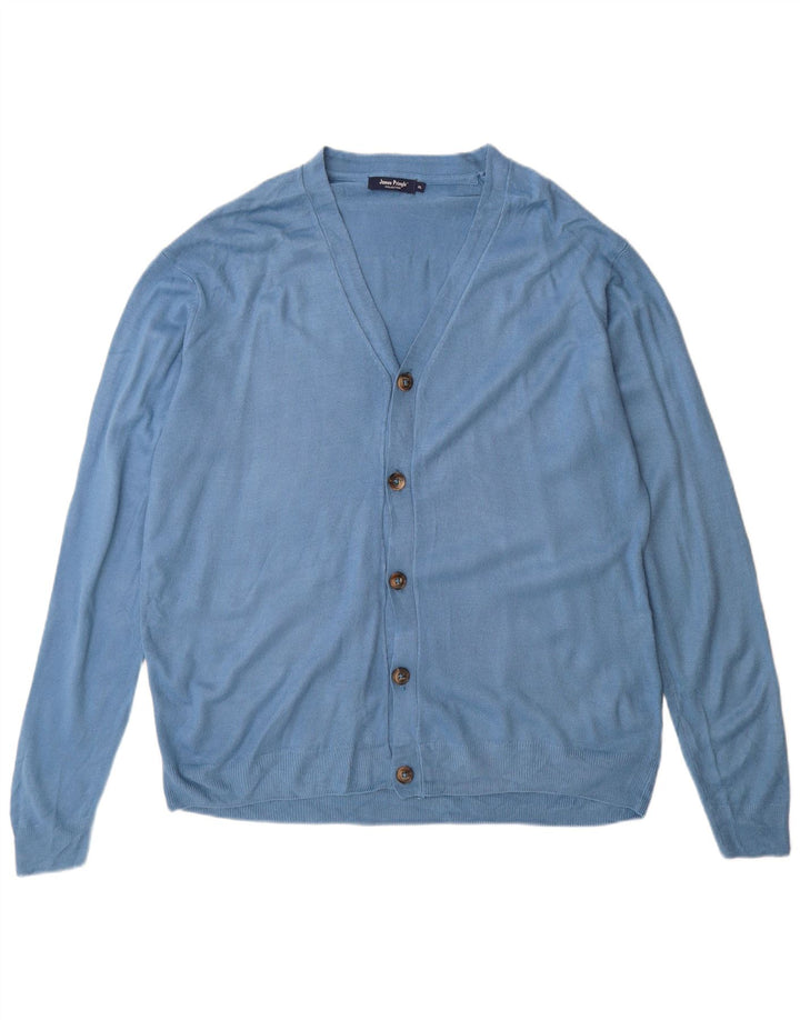 James Pringle Cardigan pour homme XL Bleu