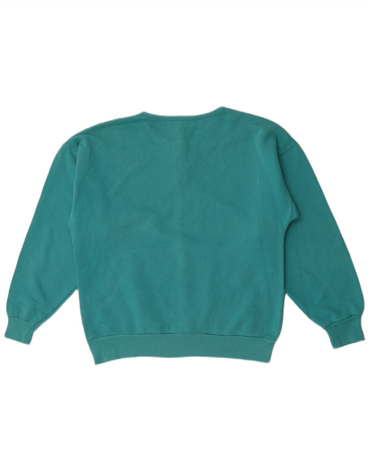 Etirel Sweat-shirt à col boutonné pour femme UK 16 Large Bleu
