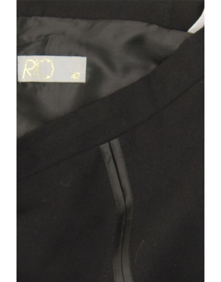 RIO Womens Straight Skirt EU 42 Large W32  Black Polyester Vintage Rio and Second-Hand Rio from Messina Hembry 