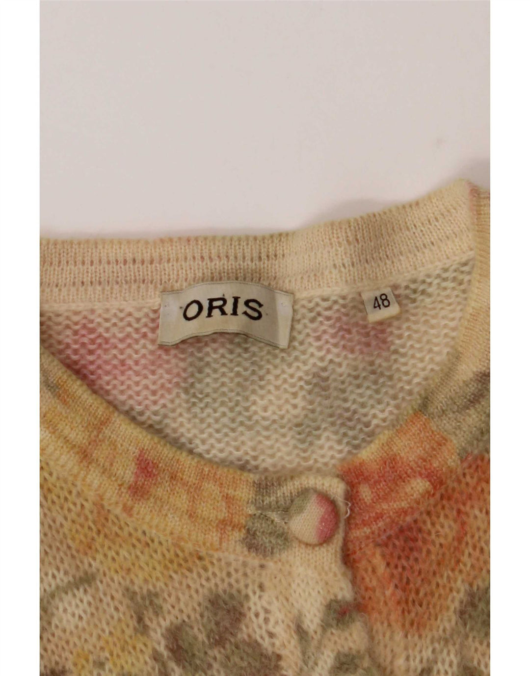 Oris Cardigan Femme Pull IT 48 XL Multicolore Floral