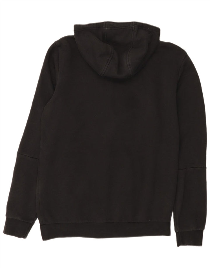Adidas Pull à capuche zippé pour homme en coton noir moyen