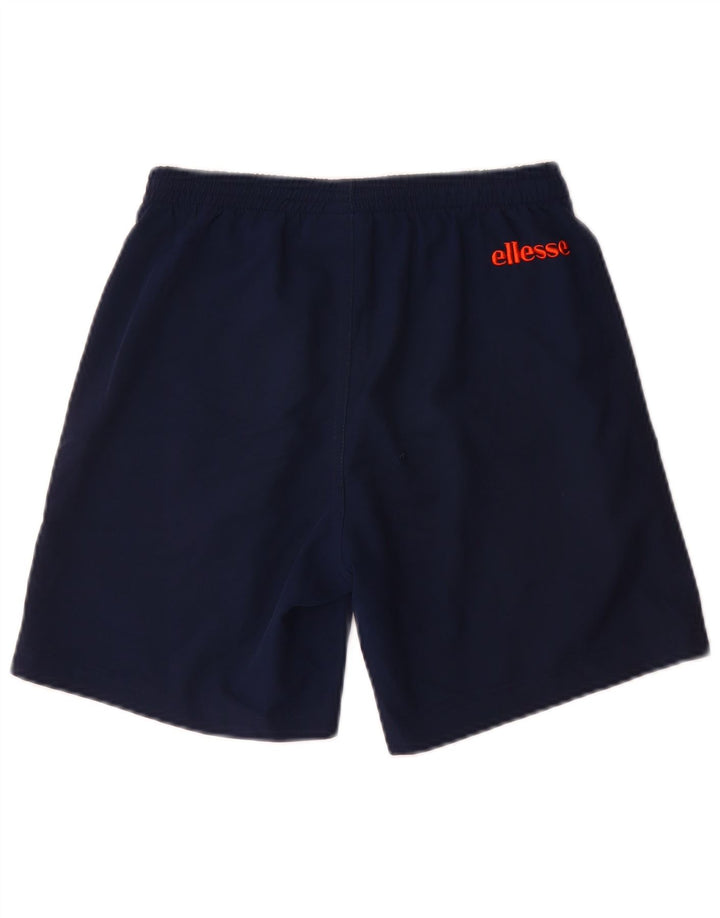 Ellesse Short de sport garçon 11-12 ans Bleu marine Polyester