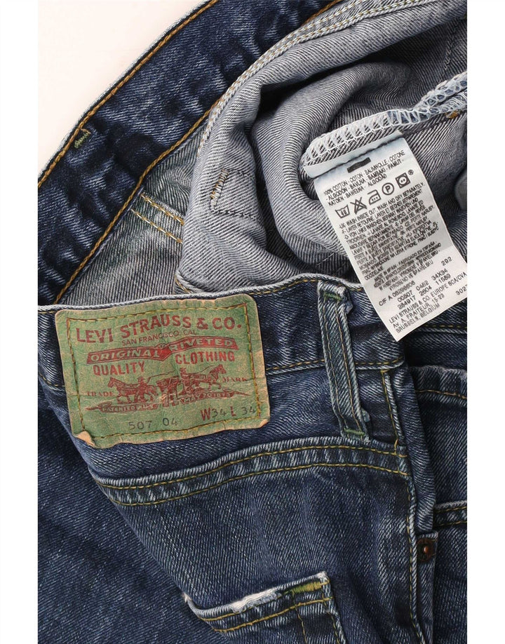 Levi's Jean 507 Bootcut Homme Bleu W34 L34 Coton