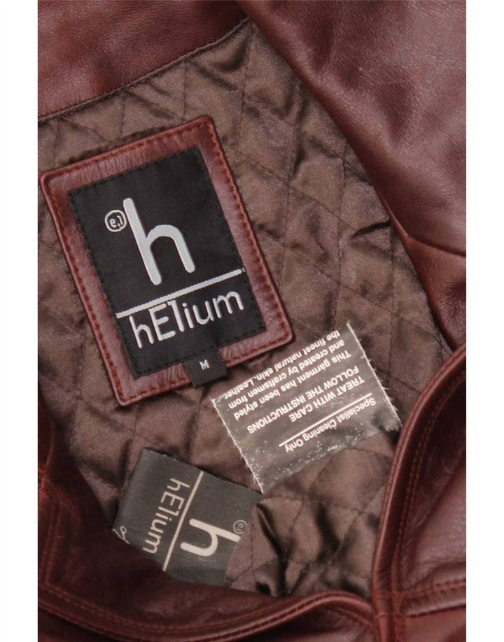 Helium Veste en cuir pour homme UK 38 Marron moyen
