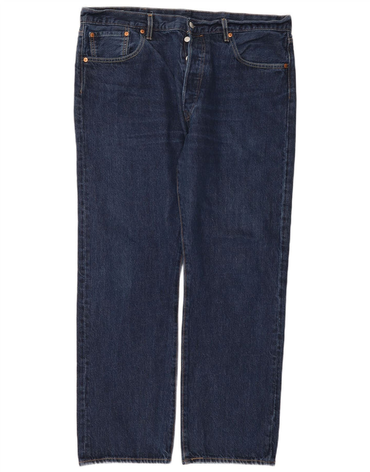 Levi's Jean Droit 501 Homme Bleu Marine W38 L30 Coton