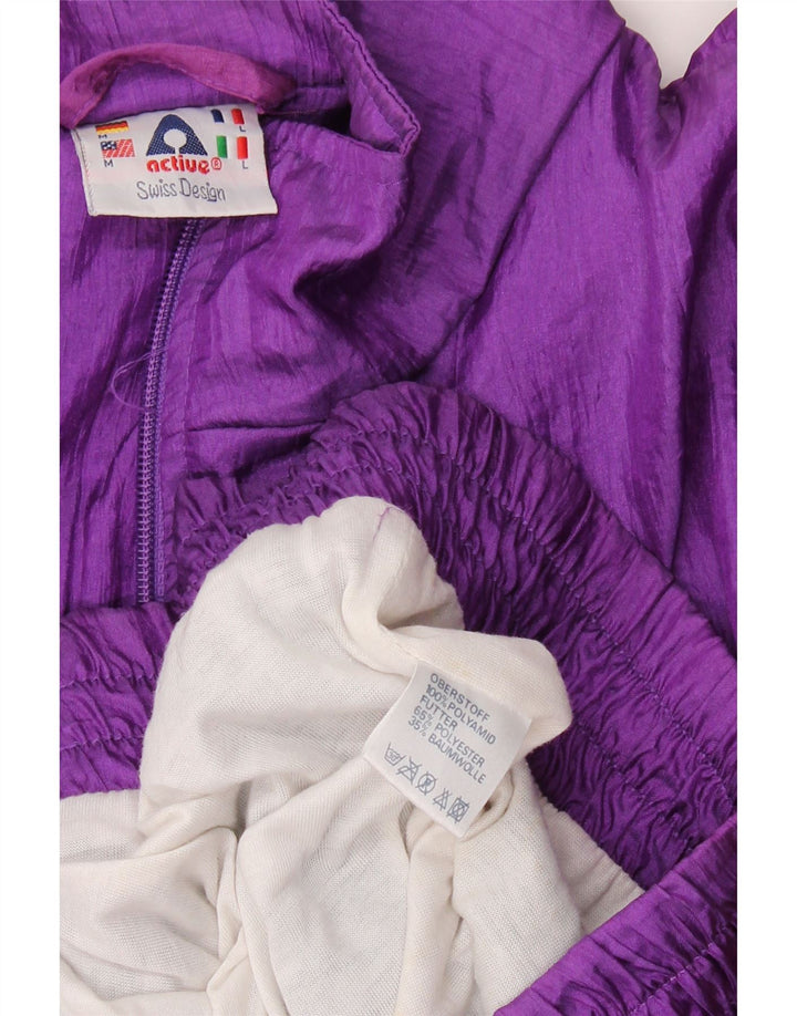 Active Survêtement ample coupe ample pour homme en polyamide color block violet moyen