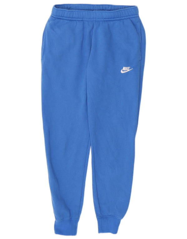 Nike Pantalon de survêtement pour femme Joggers UK 10 Small Bleu Coton