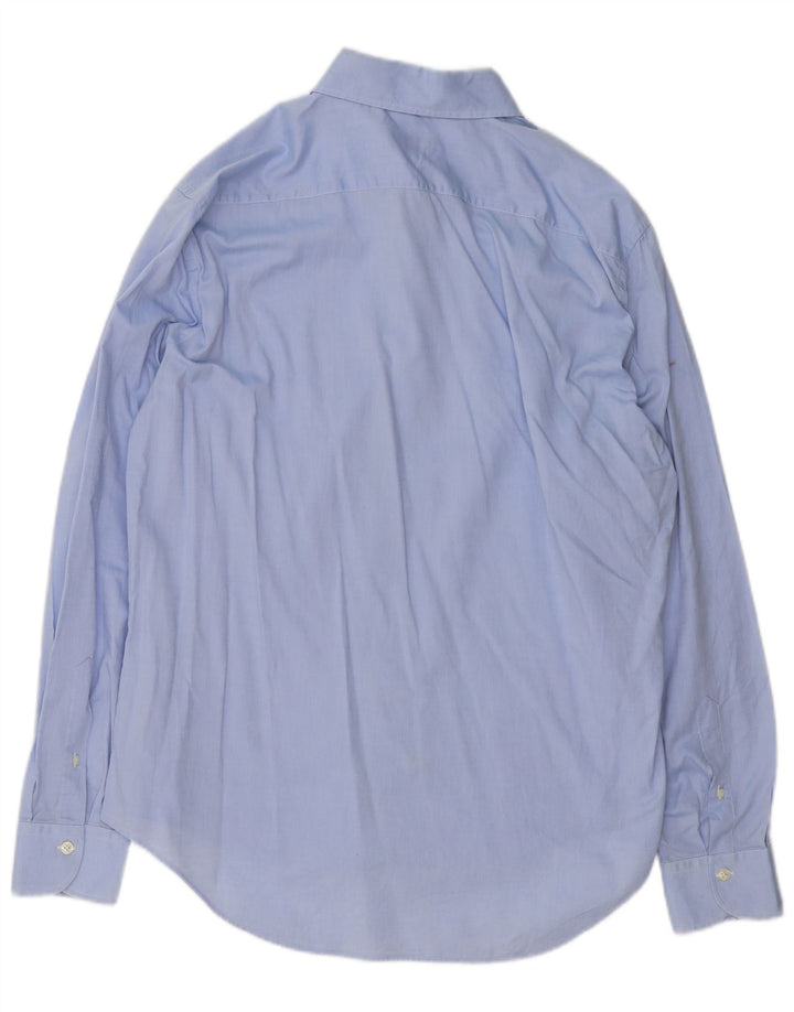 Fay Chemise Homme Taille 44 17 1/2 XL Coton Bleu