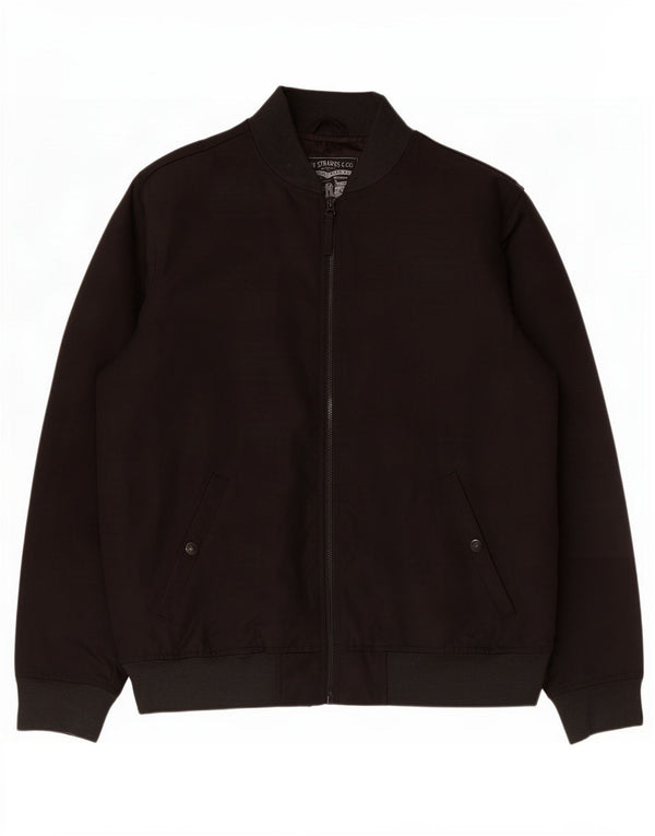 Levi's Veste Bomber Homme UK 40 Large Noir Polyester