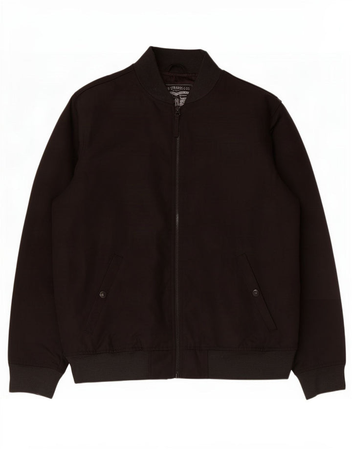 Levi's Veste Bomber Homme UK 40 Large Noir Polyester