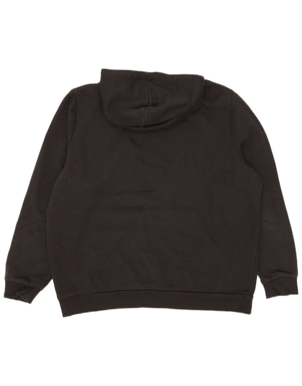 Puma Pull à capuche graphique XL homme noir coton